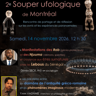 2e Souper ufologique de Montréal : samedi 14 novembre 2026