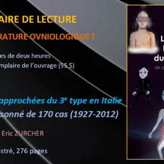 Séminaire de lecture I : Les Rencontres Rapprochées du 3e type en Italie, d'Eric ZURCHER